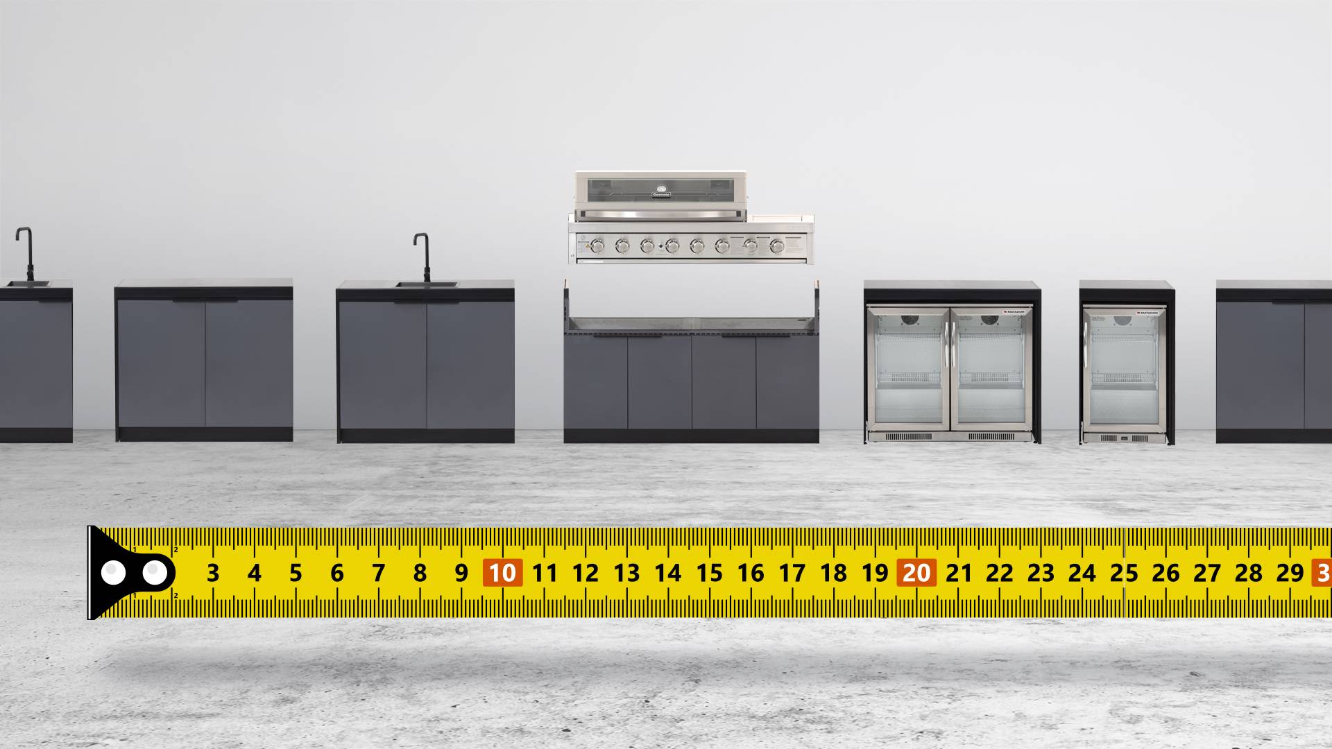 STEP 1 _Measure Your Space - AlfrescoPlus Outdoor BBQ Kitchens